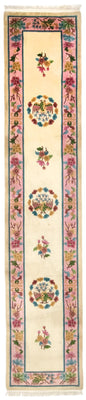 Alfombra de pasillo Alfombra china - 338 x 70 cm - beige