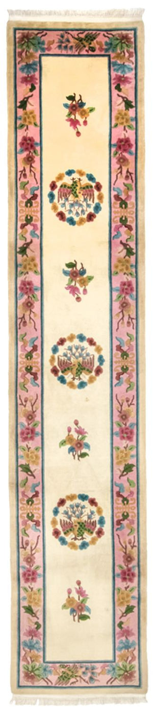 Alfombra de pasillo Alfombra china - 338 x 70 cm - beige