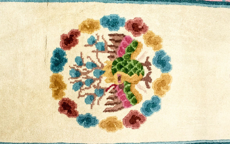Alfombra de pasillo Alfombra china - 338 x 70 cm - beige