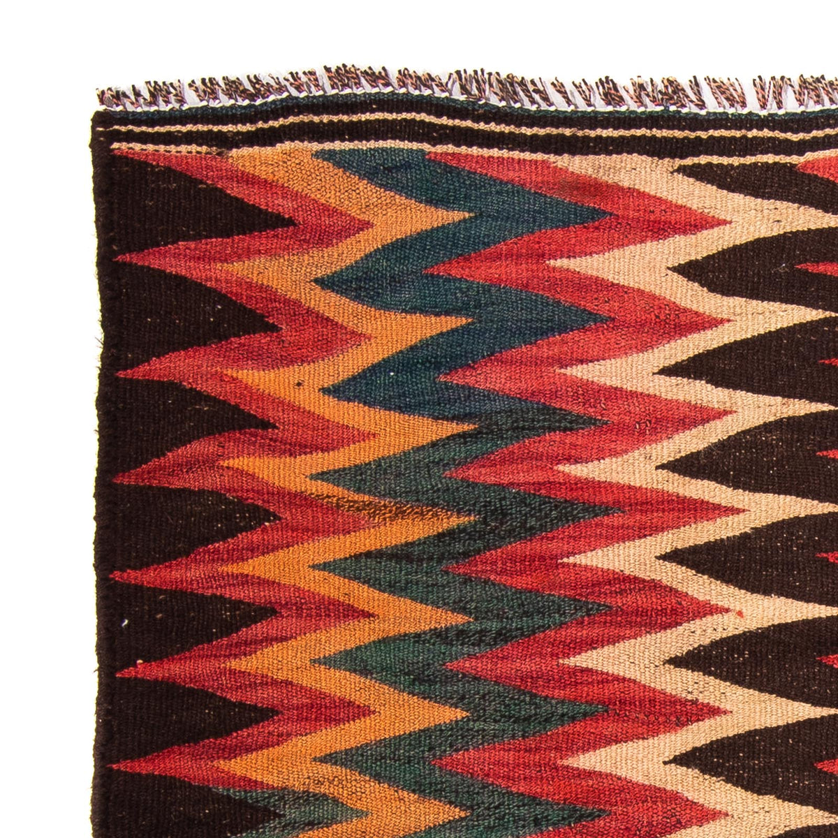 Kilim antiguo Alfombra 90x130cm
