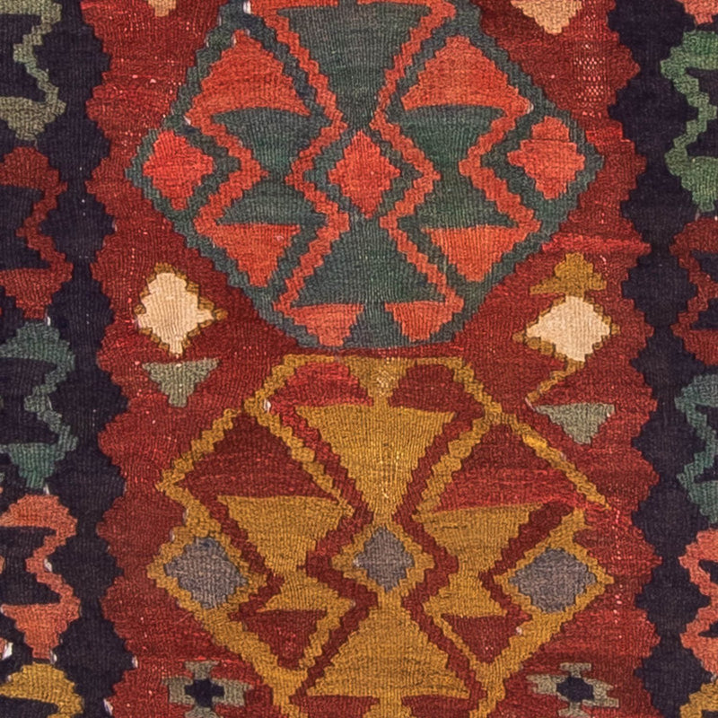 Alfombra de pasillo Alfombra Kelim - Antigua - 230 x 110 cm - multicolor