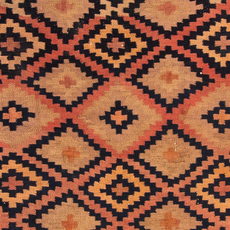 Alfombra de pasillo Alfombra Kelim - Antigua - 330 x 145 cm - multicolor