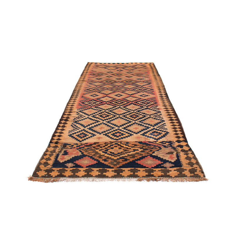 Alfombra de pasillo Alfombra Kelim - Antigua - 330 x 145 cm - multicolor
