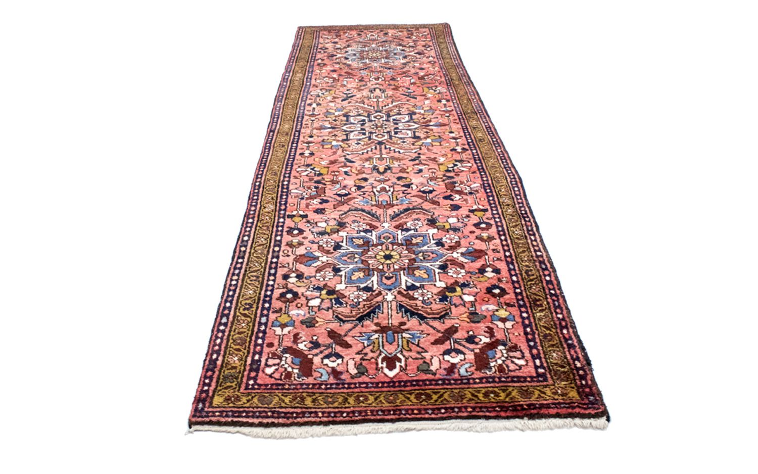Alfombra de pasillo Alfombra persa - Nómada - 360 x 103 cm - óxido