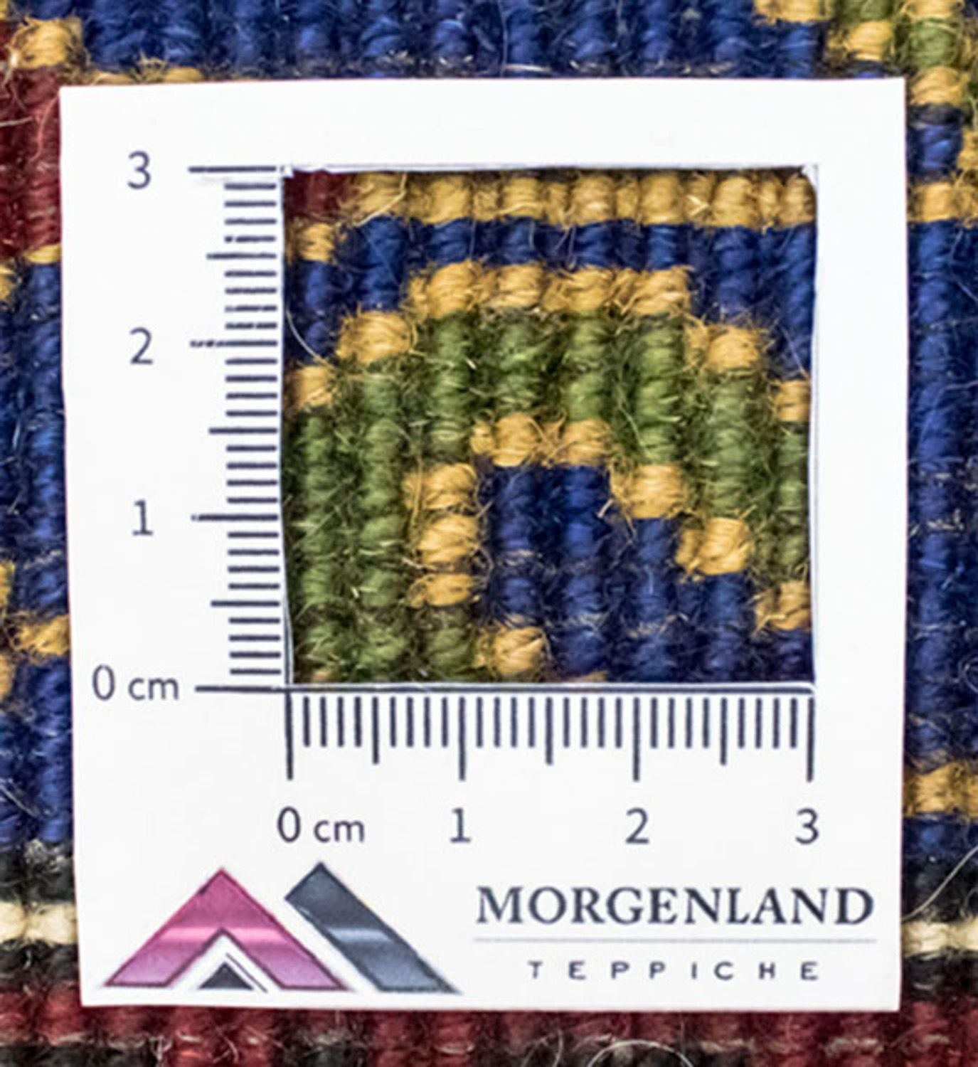 Alfombra oriental - 97 x 56 cm - azul