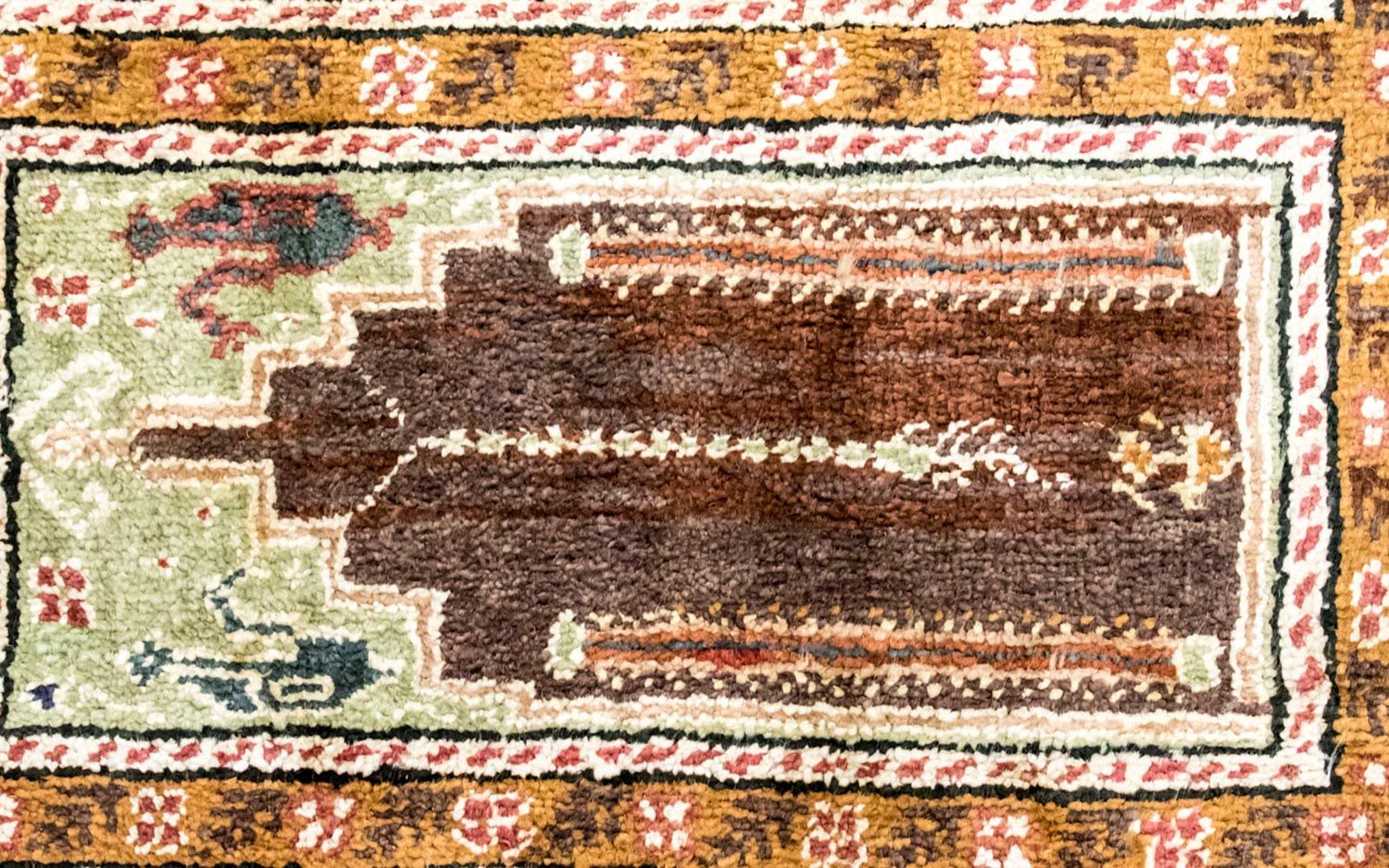 Alfombra de seda - Kayseri - 104 x 66 cm - multicolor