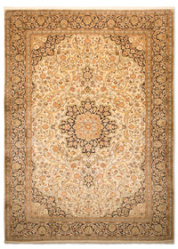 Alfombra de seda - Seda de Cachemira - 342 x 234 cm - beige