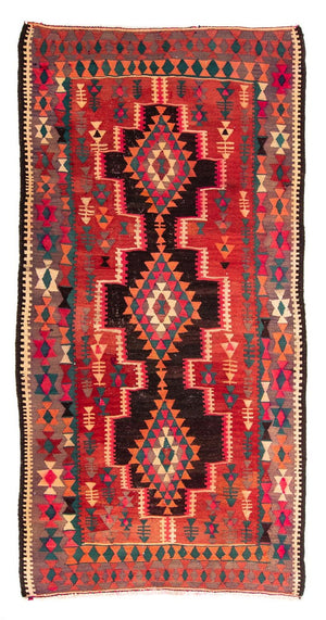 Alfombra Kelim - Antigua - 290 x 150 cm - multicolor