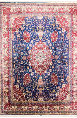 Alfombra persa - Tabriz - 457 x 344 cm - azul