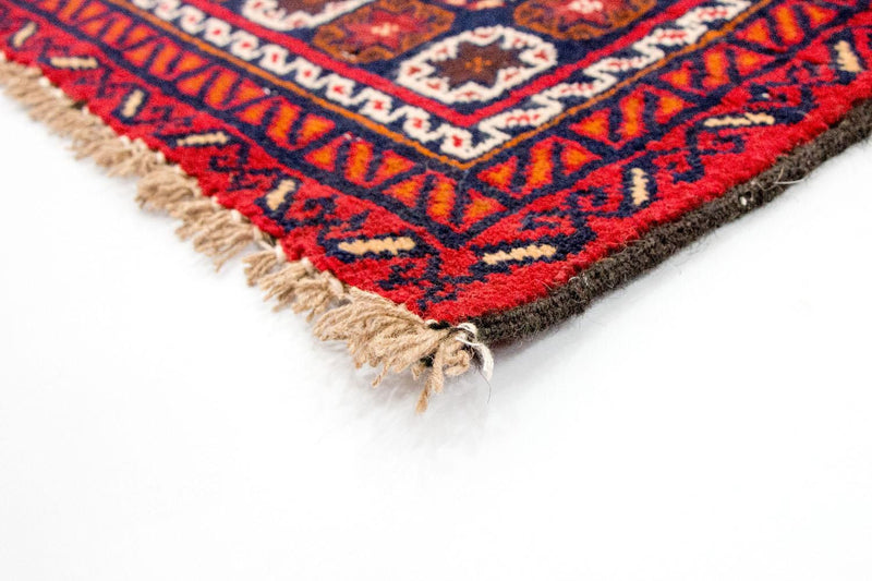 Alfombra Belutsch - 126 x 73 cm - rojo