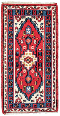 Alfombra oriental - 120 x 60 cm - rojo