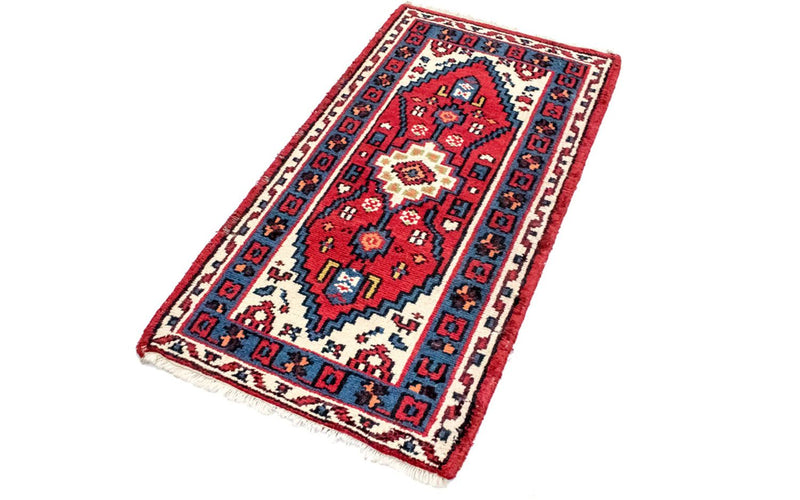 Alfombra oriental - 120 x 60 cm - rojo
