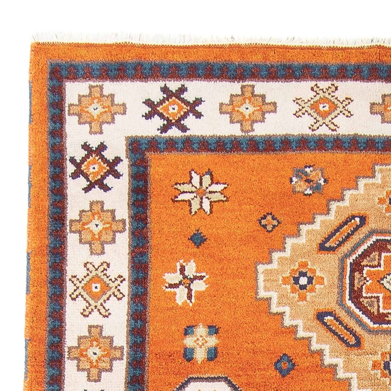 Alfombra Ziegler - Kazak - 204 x 147 cm - naranja