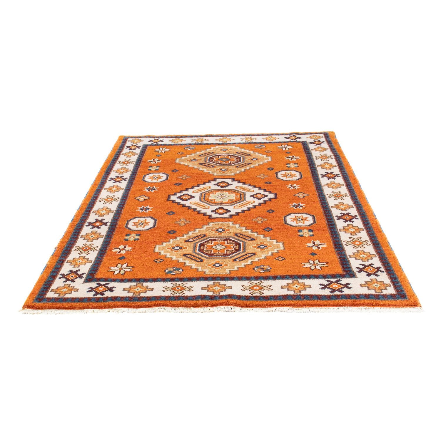 Alfombra Ziegler - Kazak - 204 x 147 cm - naranja