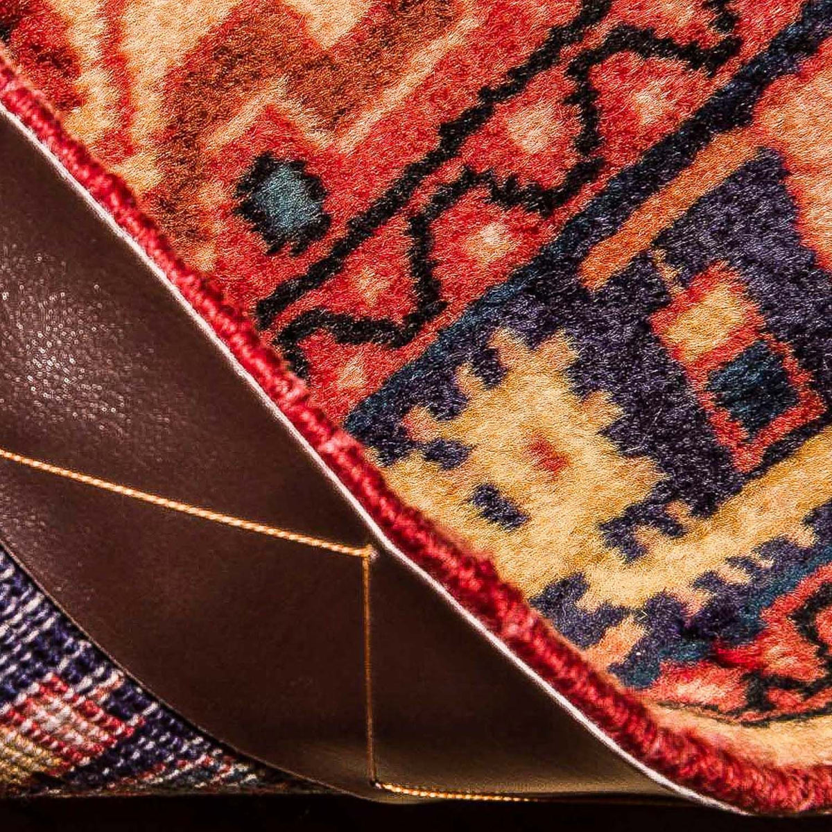 Alfombra persa - Nómada - 95 x 68 cm - multicolor