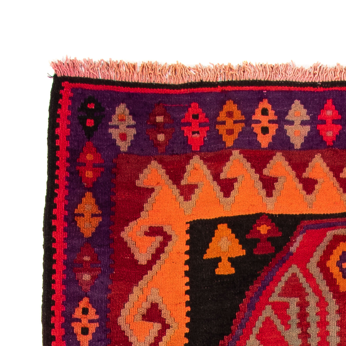 Kilim antiguo Alfombra 142x150cm