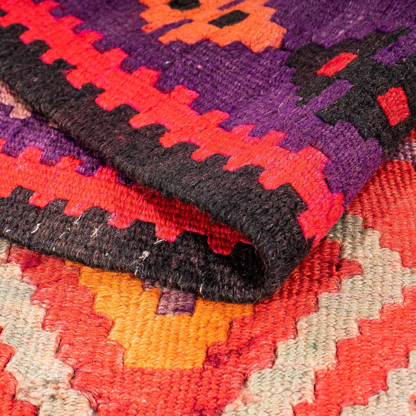 Alfombra Kelim - Antigua cuadrado  - 150 x 142 cm - multicolor