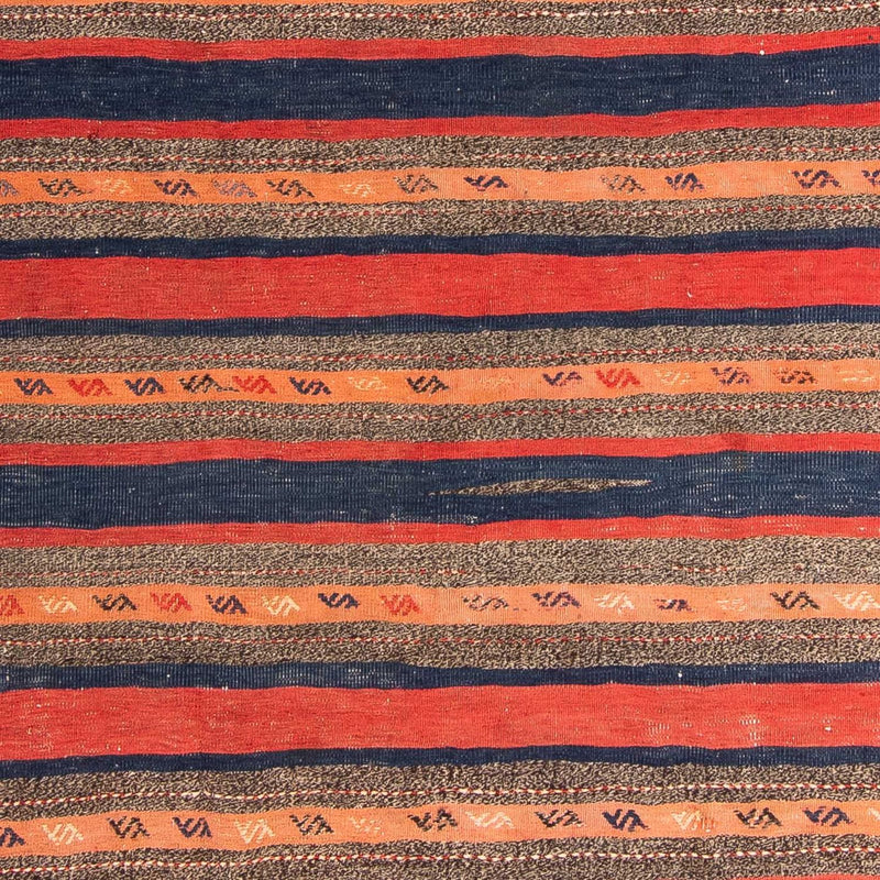 Alfombra de pasillo Alfombra Kelim - Antigua - 312 x 142 cm - multicolor