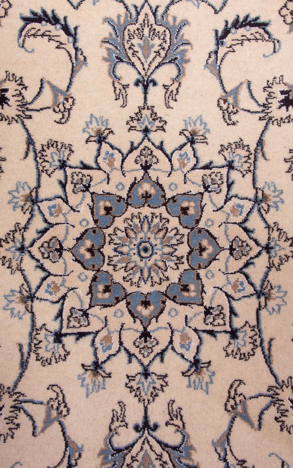 Alfombra persa - Nain - 202 x 120 cm - beige