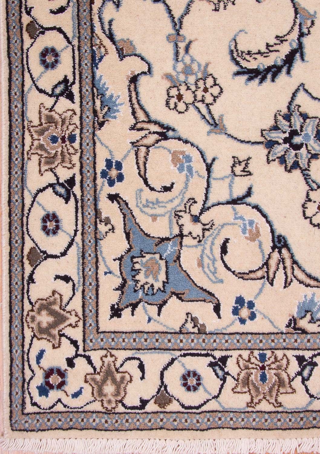 Alfombra persa - Nain - 202 x 120 cm - beige