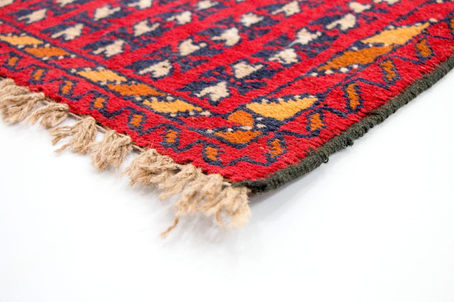 Alfombra Belutsch - 126 x 73 cm - rojo