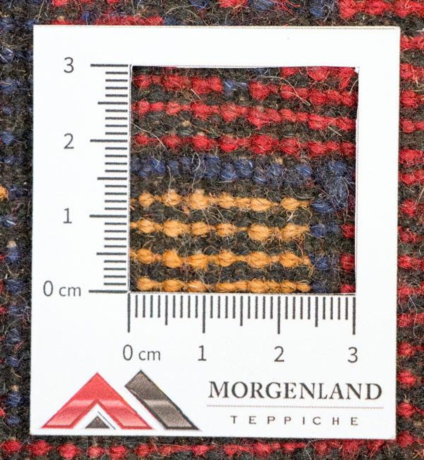 Alfombra Belutsch - 126 x 73 cm - rojo