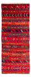 Alfombra de pasillo Alfombra Kelim - Antigua - 350 x 145 cm - multicolor