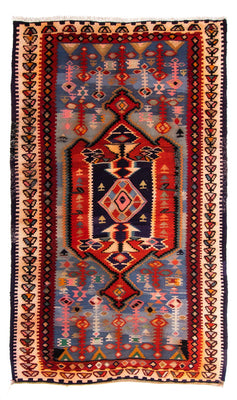 Alfombra Kelim - Antigua - 295 x 185 cm - multicolor