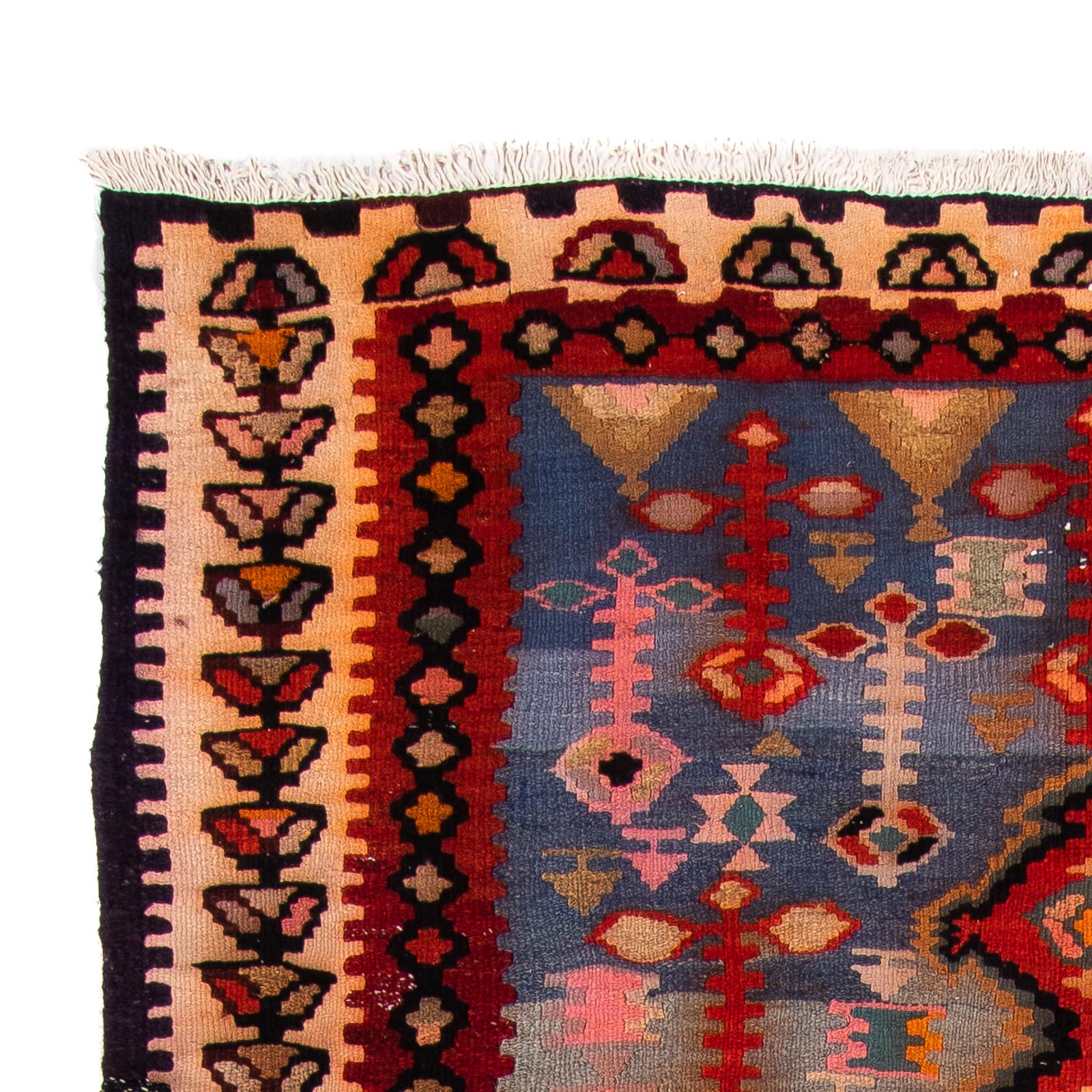 Alfombra Kelim - Antigua - 295 x 185 cm - multicolor