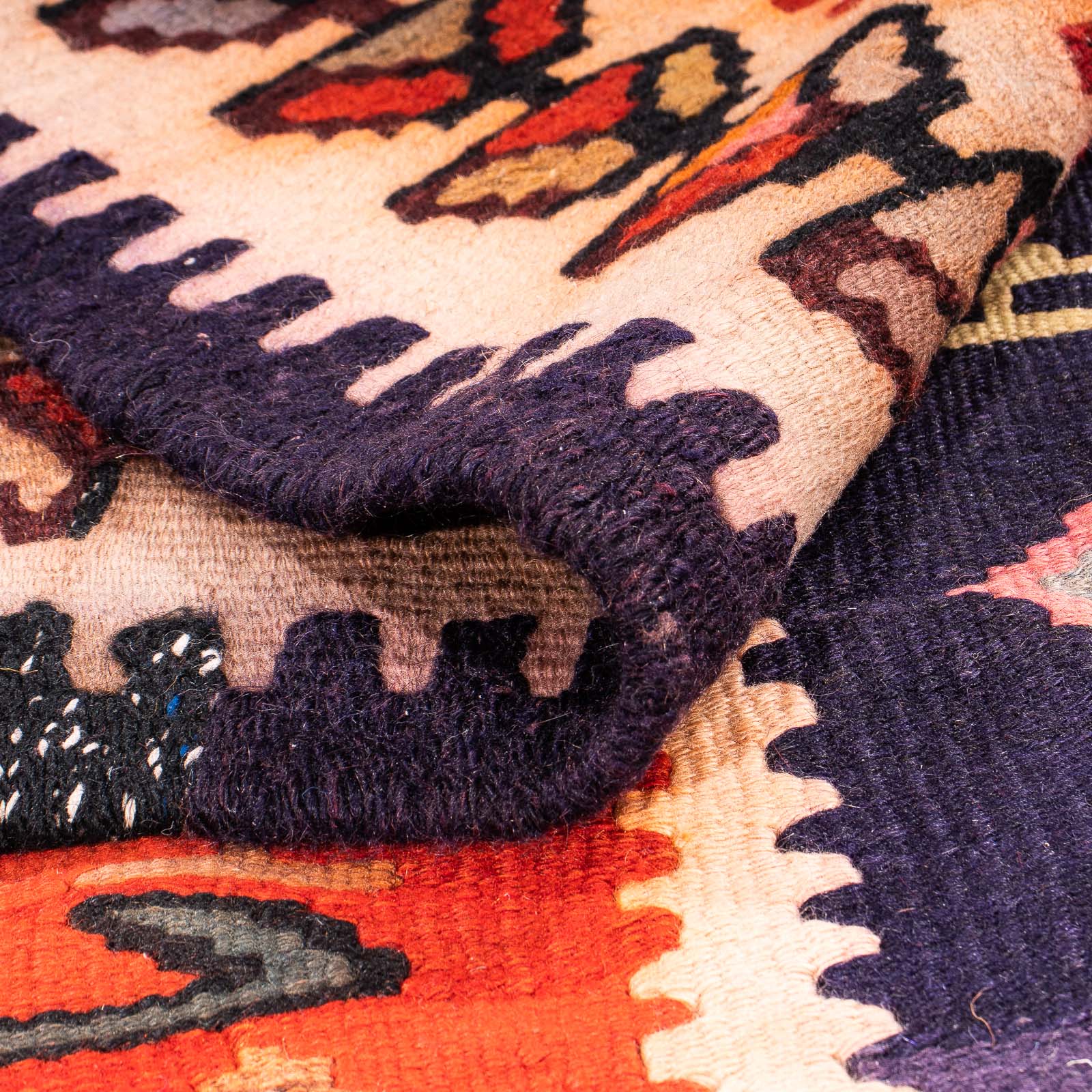 Alfombra Kelim - Antigua - 295 x 185 cm - multicolor