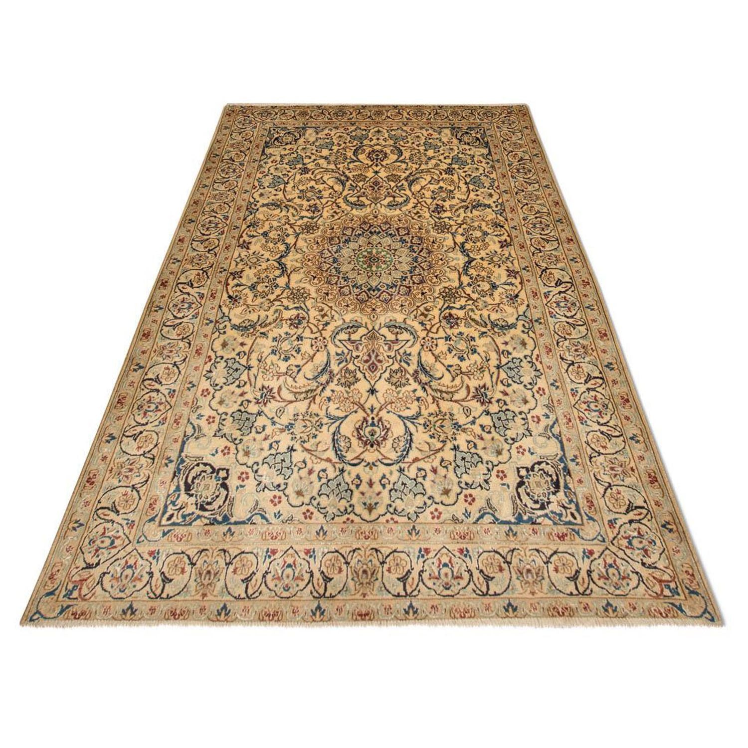 Alfombra Persa - Nain - Real - 215 x 132 cm - beige