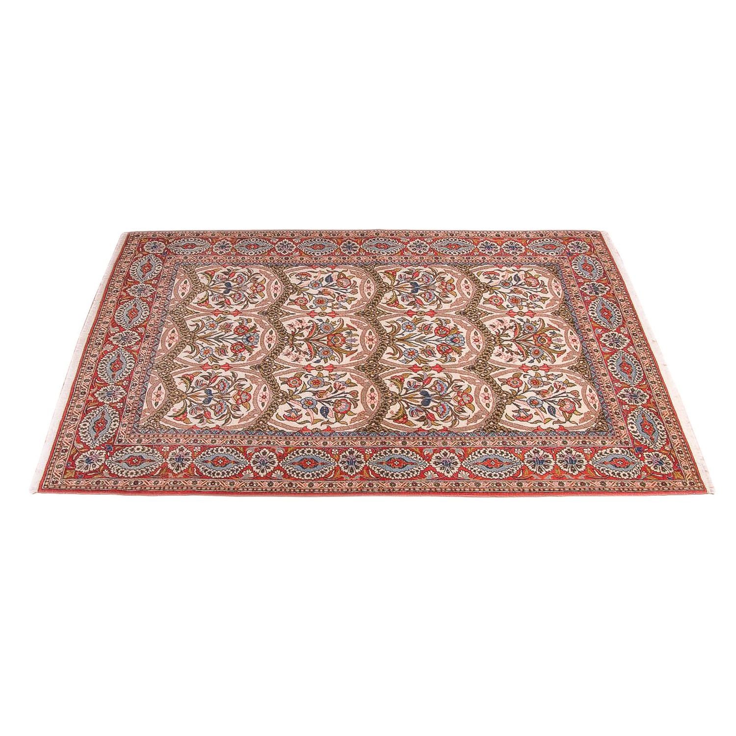 Alfombra persa - Ghom - 215 x 141 cm - rojo