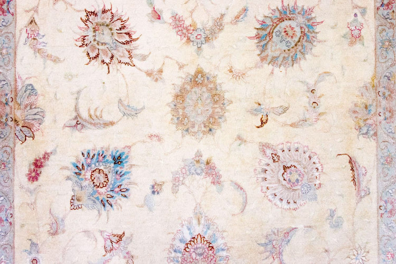 Alfombra Persa - Tabriz - Real - 204 x 147 cm - beige