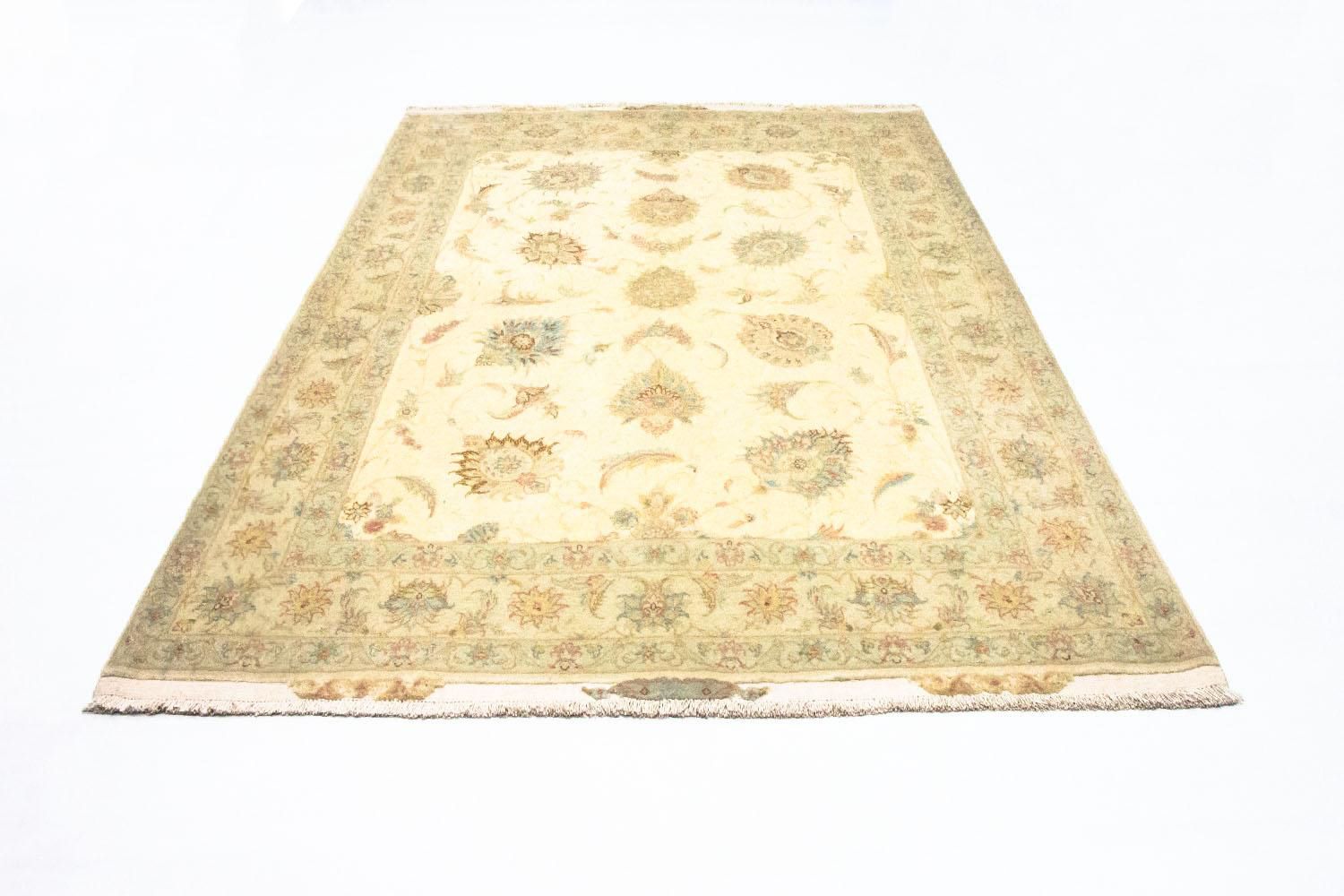 Alfombra Persa - Tabriz - Real - 204 x 147 cm - beige
