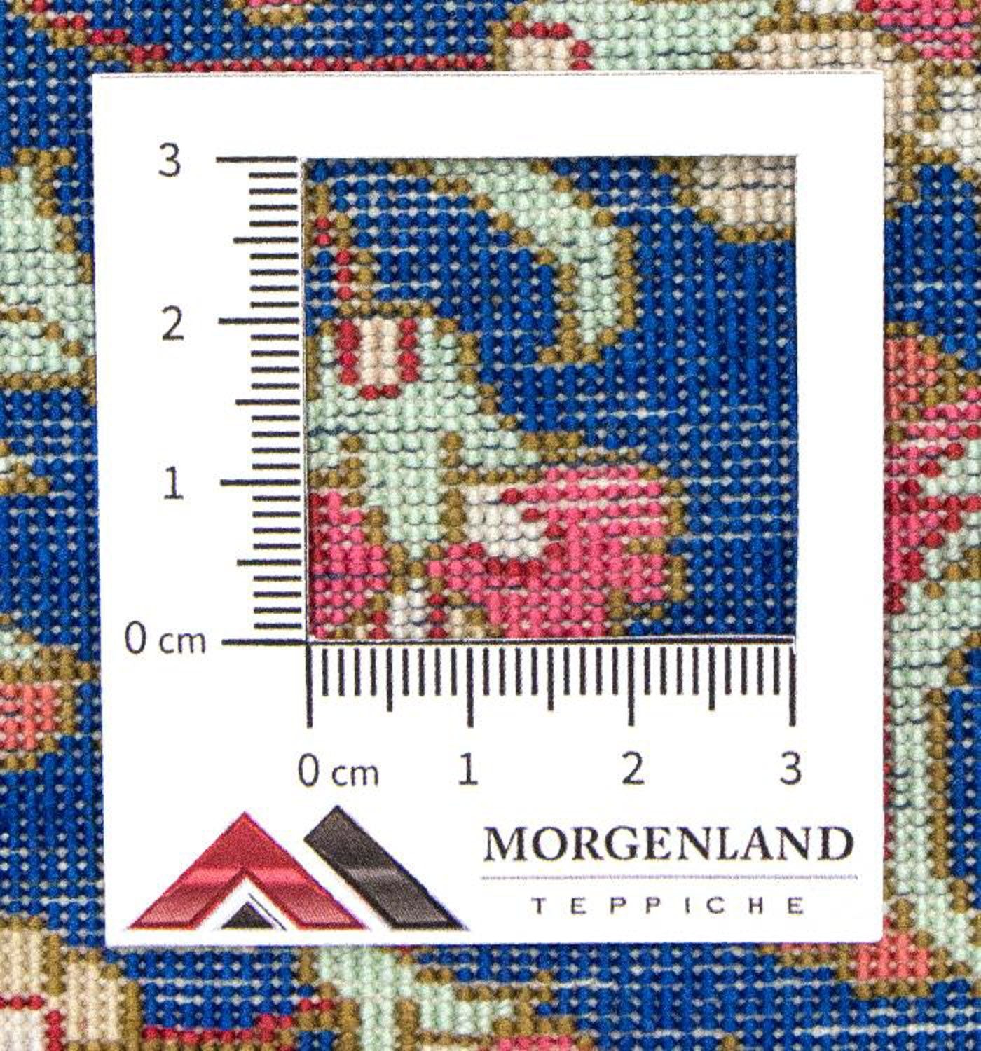 Alfombra de seda - Ghom Seda - Prima - 75 x 56 cm - azul