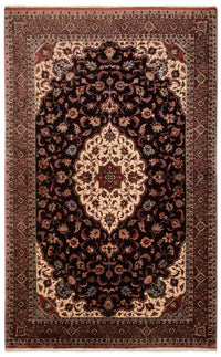 Alfombra persa - Bidjar - 213 x 128 cm - azul oscuro