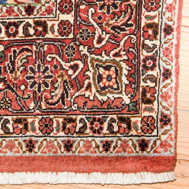 Alfombra persa - Bidjar - 213 x 128 cm - azul oscuro