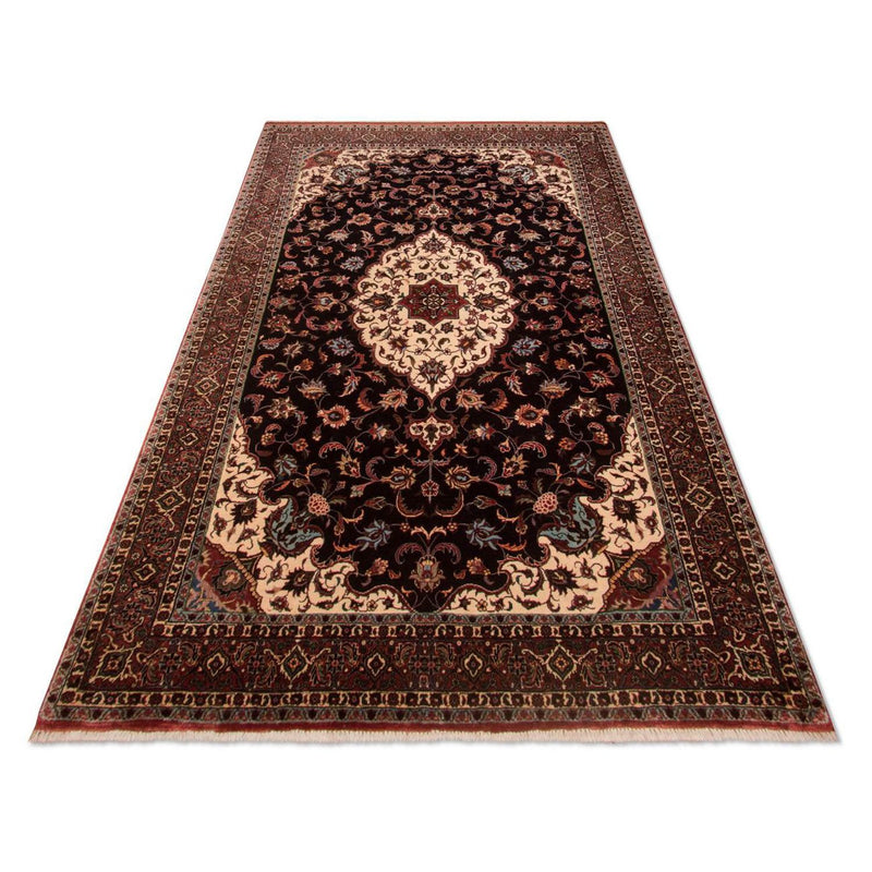 Alfombra persa - Bidjar - 213 x 128 cm - azul oscuro