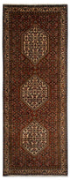 Alfombra de pasillo Alfombra persa - Bidjar - 214 x 77 cm - marrón