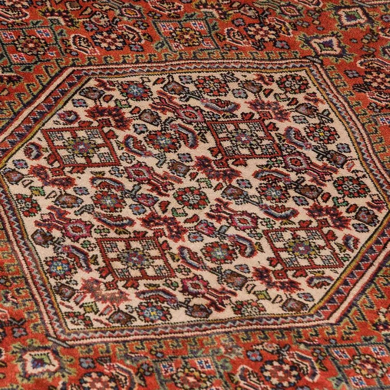 Alfombra de pasillo Alfombra persa - Bidjar - 214 x 77 cm - marrón