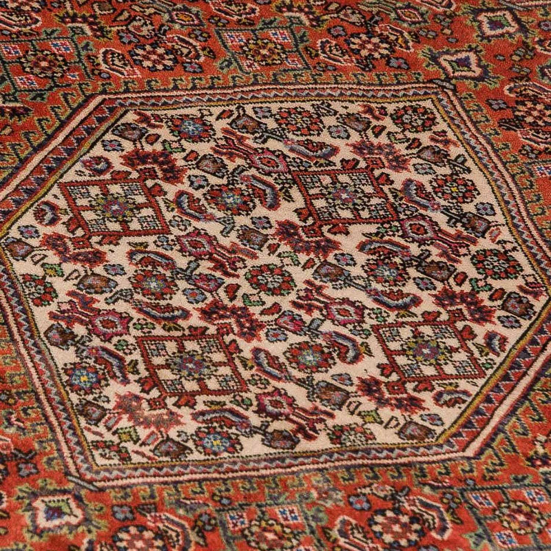 Alfombra de pasillo Alfombra persa - Bidjar - 214 x 77 cm - marrón