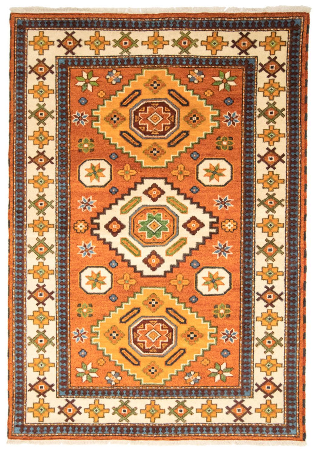 Alfombra oriental - 240 x 174 cm - naranja