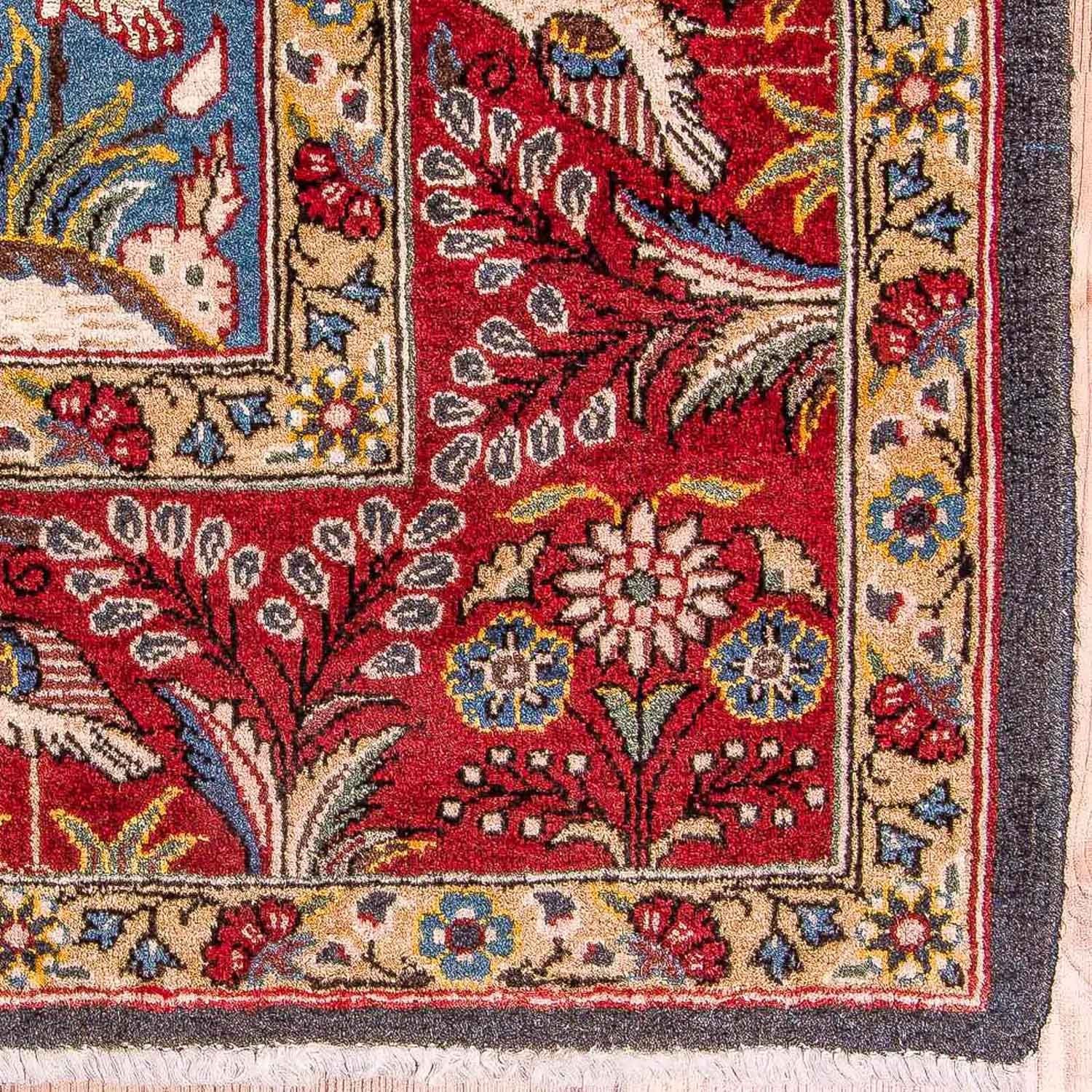 Alfombra persa - Ghom - 207 x 137 cm - azul claro