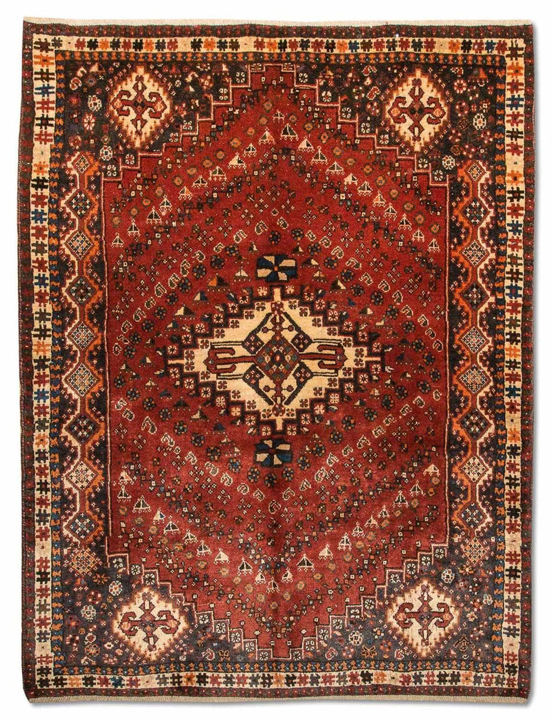 Alfombra persa - Nómada - 224 x 163 cm - rojo