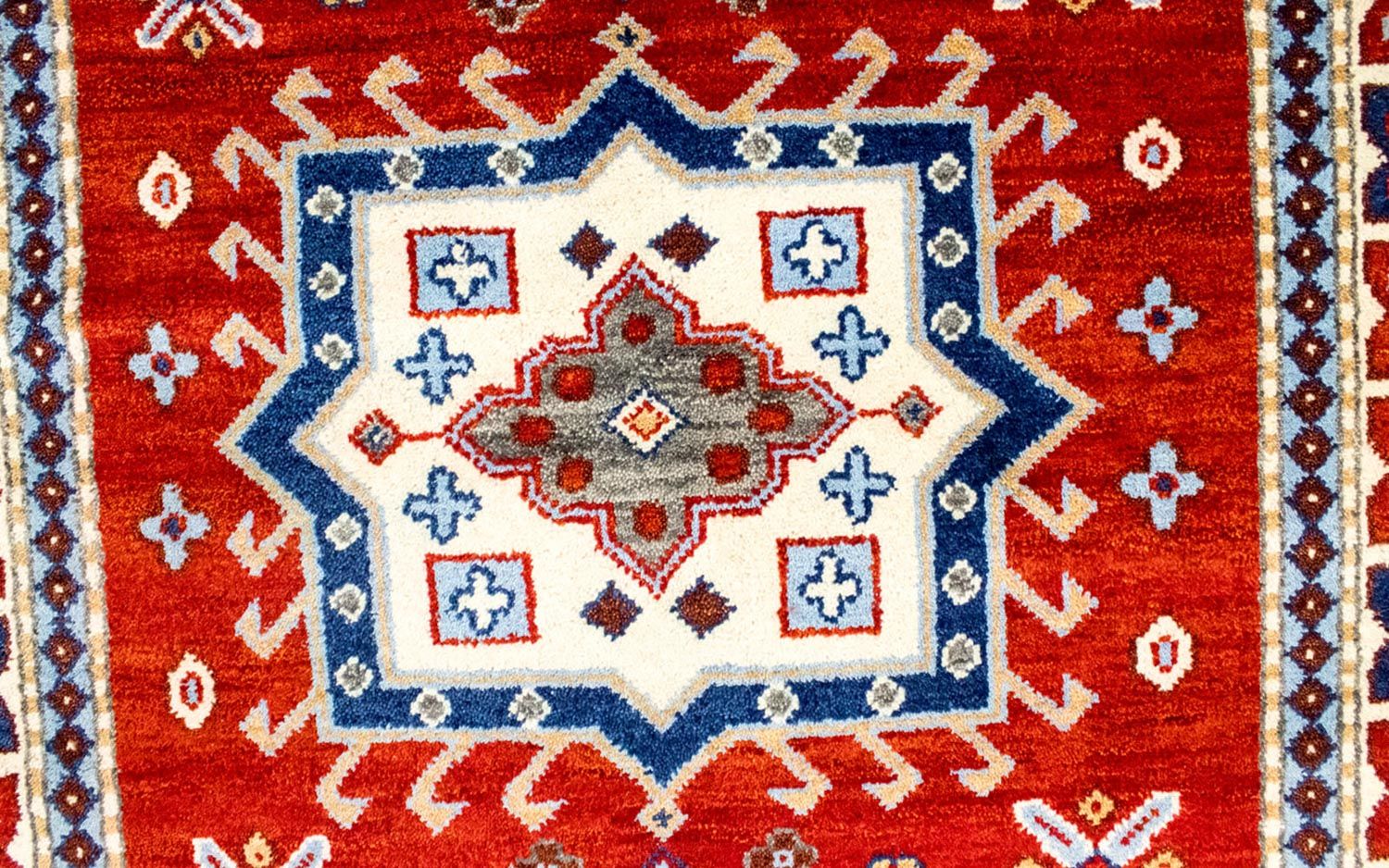 Alfombra oriental - 244 x 169 cm - rojo