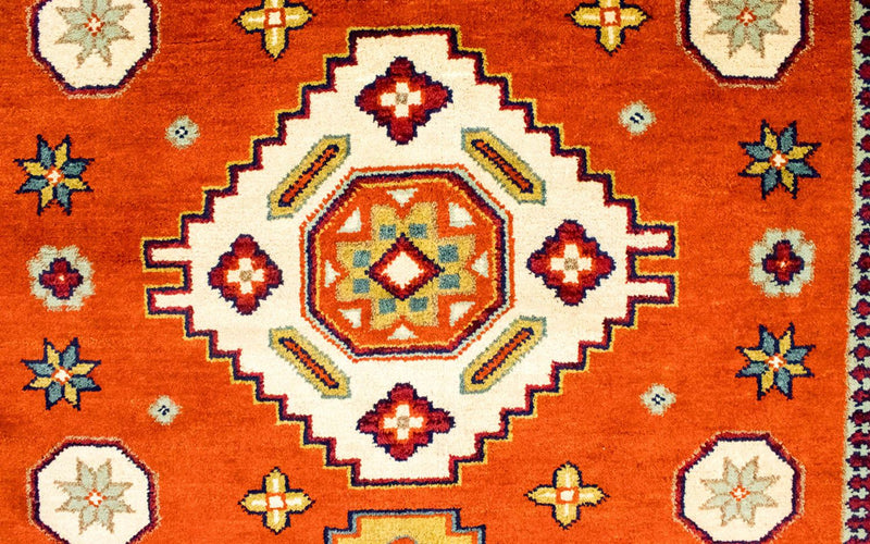 Alfombra oriental - 241 x 171 cm - naranja