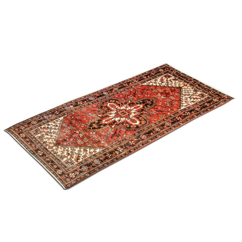 Alfombra de pasillo Alfombra persa - Nómada - 267 x 115 cm - óxido