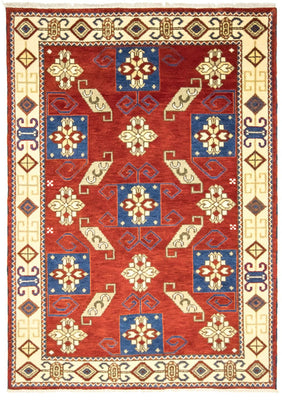 Alfombra oriental - 241 x 172 cm - rojo
