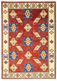 Alfombra oriental - 241 x 172 cm - rojo