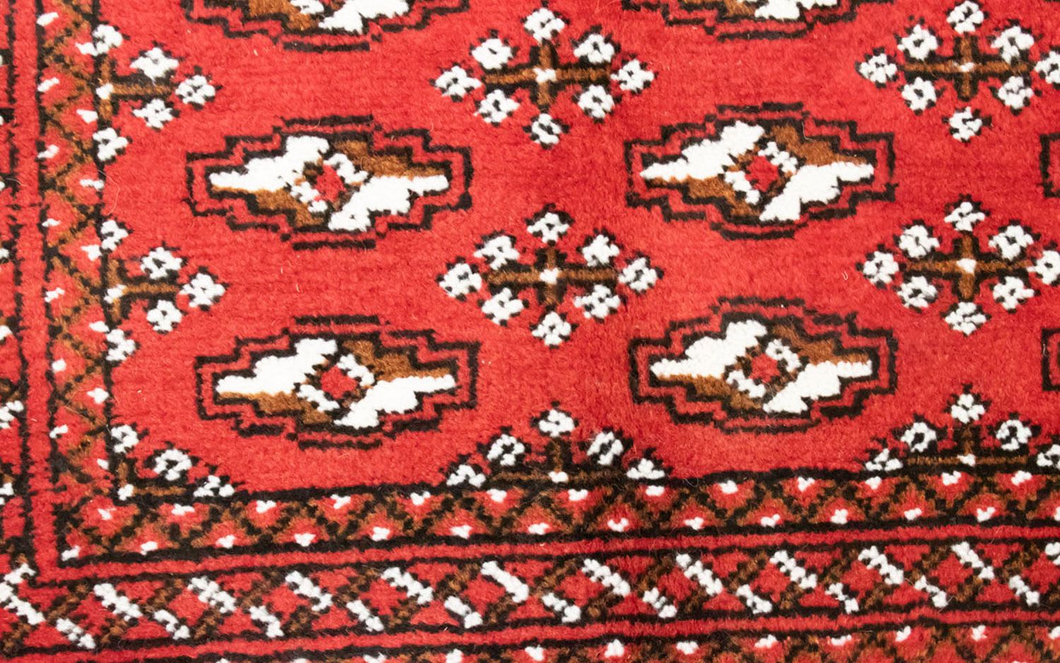 Alfombra de pasillo Alfombra Turkaman - 100 x 50 cm - rojo